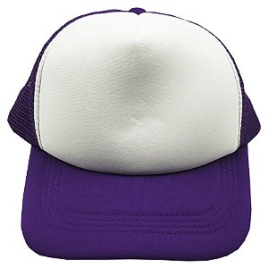Boné Roxo Trucker para Sublimação
