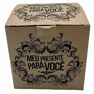 Caixinha Para Caneca Kraft "Bijou"-12 unidades
