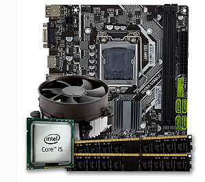 Kit Upgrade c/ Proc.Intel i5-3470, COOLER, MB H61, MEM 16GB