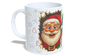 Papai Noel & Girlanda - Personalizar