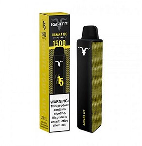 Pod Descartável – Banana Ice – V15 – 1500 Puff – Ignite