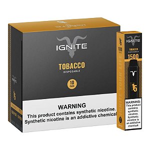 Pod Descartável – Tabacco – V15 – 1500 Puff – Ignite