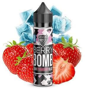 Berry Bomb Iced - Sour Strawberry - Vgod - 60ml