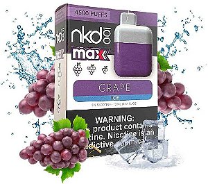 Grape Ice - Pod Descartável - Naked 100 Max - 4500 Puffs