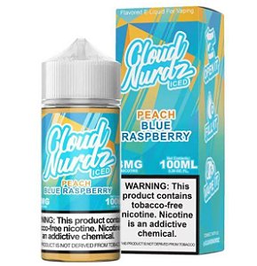 Peach Blue Raspberry ICED - Cloud Nurdz - 100ml