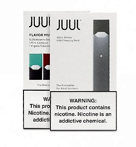 Kit Pod System - Juul Starter + 2 Pods Devices - Mint & Virginia Tobacco - Juul Labs