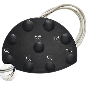 Pedal Compatível Cadeira Gnatus Landus Conector 7 Vias