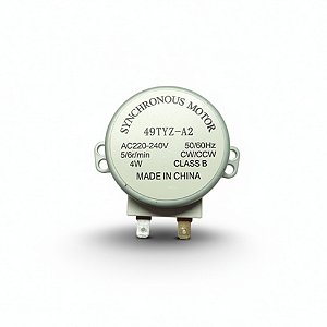 Motor Prato Giratorio Microondas TYJ-49-025 220V 5RPM Plastico