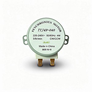 Motor Prato Giratorio Microondas TYJ-49-040 220V 5RPM Ferro