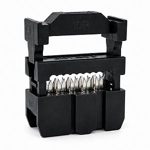 Kit 20 Conector IDC Latch Fêmea 10 Vias FC10 Para Cabo Flat