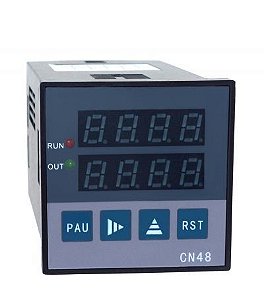 Relé Digital Multifunção CN48 (Funções: temporizador, contador, frequencímetro e tacômetro) - Alimentação 80~264Vcc/Vca