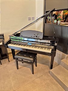 Piano Krapo Cauda Digital Acordes GP510. Acompanha banqueta regulavel!