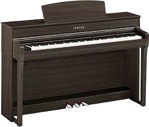 Piano Yamaha Clavinova CLP 745 Rosewood. Teclas em madeira!