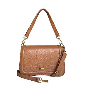 Bolsa Coutro Legítimo Duas Alças Luzon Caramelo