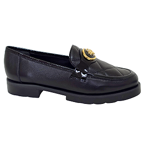 Mocassim Luz da Lua Loafer Couro Fivela 80630008