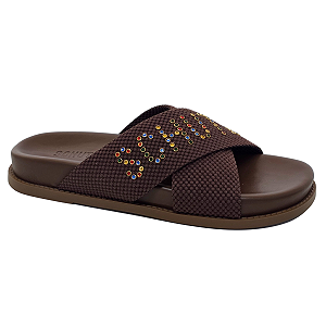 Sandália Schutz Papete Rasteira X Logo S215640445