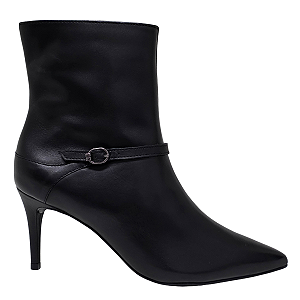 Bota Bottero Cano Baixo Couro Salto Fino Bico Fino 368902