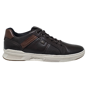 Tênis Pegada Sapatênis Couro Casual Masculino 110605
