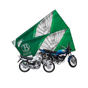 Jogo de Raios Aço Inox Polido 3,5mm Bace Dianteiro e Traseiro a Tambor Ybr 125 Ybr Factor 125 150 Rd 135