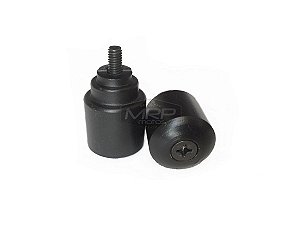 Par de Pesos de Guidão Cb 500 Cb 500F Cb 500x Cb 500R Contra Peso Com Parafuso Preto