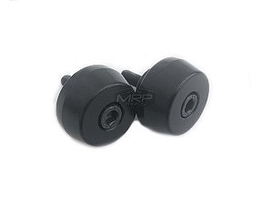 Par de Pesos de Guidão Yzf R3 Mt 03 Nmax 160 Contra Peso Com Parafuso Preto