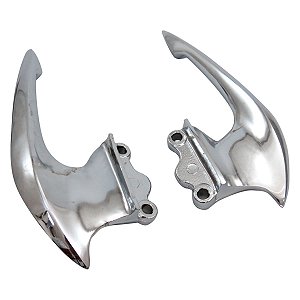 Par de Alças Traseira Esportiva Cb 300 Modelo Original 2009 2010 2011 2012 2013 2014 2015 Polida