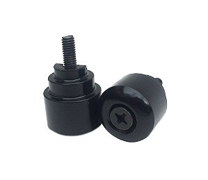 Par de Pesos de Guidão CB600F Hornet e Cbr 600rr Contra Peso Com Parafuso Preto