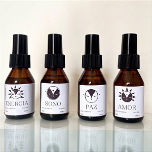 Kit 4 sprays terapêuticos 50 ml