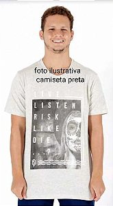 Camiseta Pena Caveira Diversas Estampa Skull