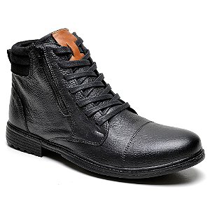 Bota Masculina Coturno Impermeável Couro Adventure off-rood - VIA