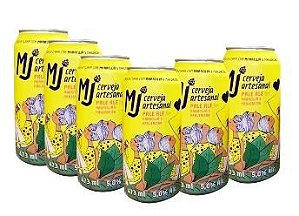 MJ Pale Ale Maracujá e Manjericão Lata 473 ml - 6 Pack