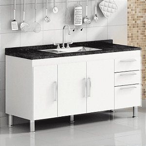 Balcão Gabinete para Pia de Cozinha 1,50