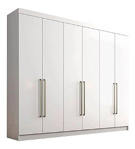 Guarda Roupa Itaguara 6 Portas 4 Gavetas - Branco