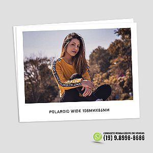 Foto formato polaroid 108mmx86mm - BRILHANTE/FOSCO - FUJI/KODAK