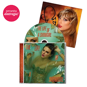 Cd Taylor Swift - The Life of a Showgirl CD+Hand Signed Photo 1