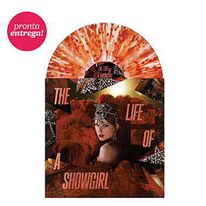 Vinil Taylor Swift The Life Of A Showgirl Tiny Bubbles Champagne - Red Lipstick