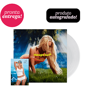 Vinil Zara Larsson - Midnight Sun Crystal Clear ( Card Autografado)