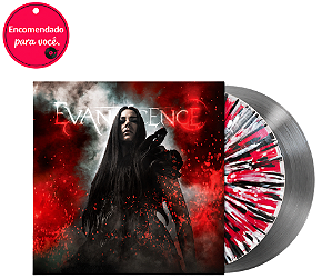 Vinil Evanescence Sanctuary - Liquid With Black And White Splatter And Grey Marble Lp2 ( Leia descrição)