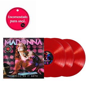 Vinil Madonna - As Good As It Gets 3xLP (Red Marbled Coloured ) Leia Descriçãio ! Unnoficial