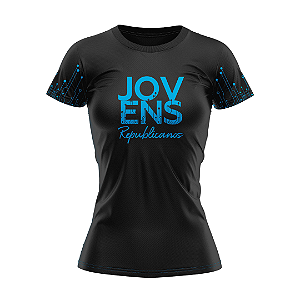 Camiseta Feminina - Jovens Republicanos Preta