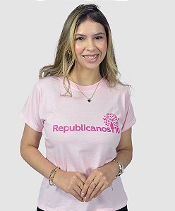 Camiseta Fresh Rosa Republicanos10 - Feminina