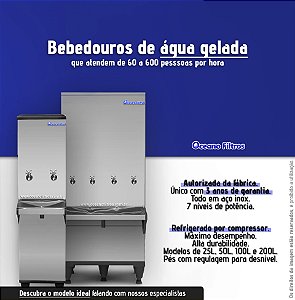 Locação / aluguel de bebedouros