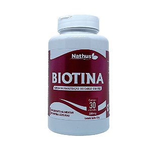 Biotina 380mg - Nathus - 30 Cápsulas