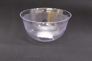 Cumbuca acrilica cristal media 500 ml bowl sobremesas e saladas - 05 unidades
