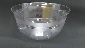 Cumbuca cristal acrílica pequena 300 ml tijela bowl 10 unidades