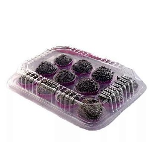 Porta doce brigadeiro GA 19 - 12 cavidades 10 unidades