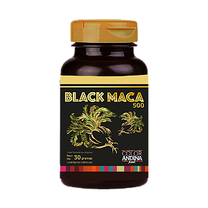 Black Maca 60 capsulas - Color Andina