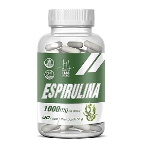 Espirulina 1000mg 60 cápsulas - Health Labs