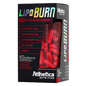 Lipo Burn HD Thermogenic 60 cápsulas - Atlhetica Nutrition
