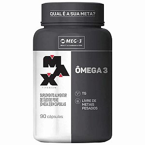 Omega 3 90 cápsulas - Max Titanium